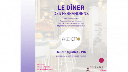 Dîner des Ferrandiens  #2 I Restaurant Picchetto